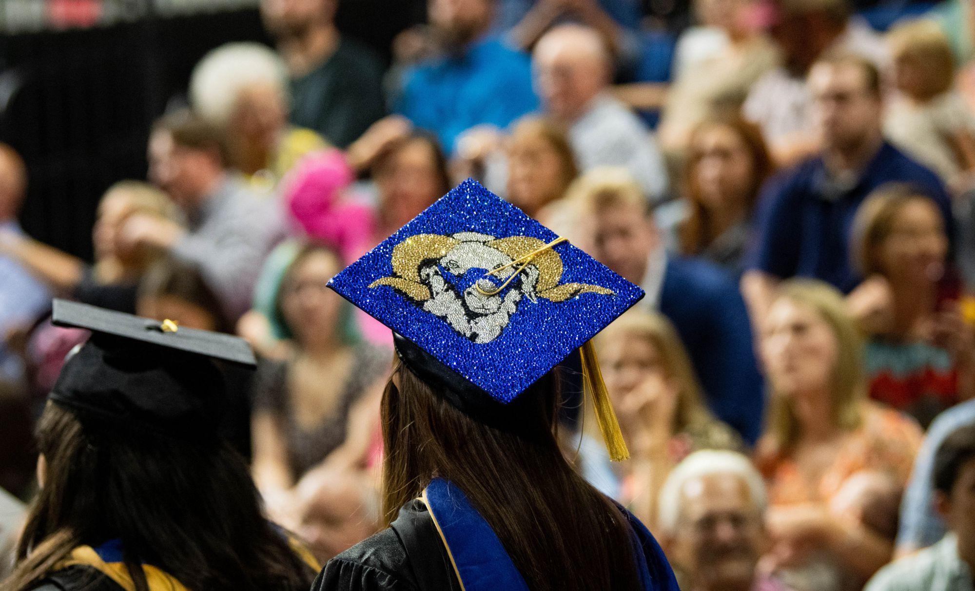 A students cap at graduation